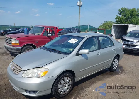 2004 Toyota Corolla Le from USA, damaged, VIN 2T1BR32E84C258108
